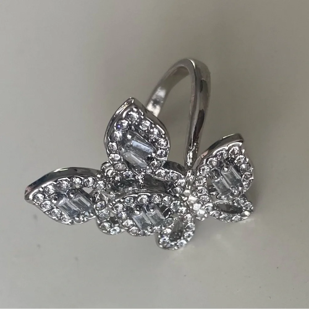 Butterfly Rhinestone Ring